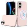 Silikónový kryt s MagSafe pre iPhone 17 - staroružový