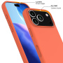 Silikónový kryt s MagSafe pre iPhone 17 Pro - oranžový