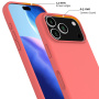 Silikónový kryt s MagSafe pre iPhone 17 Pro Max - koralový