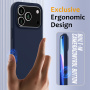Silikónový kryt s MagSafe pre iPhone 17 Pro Max - tmavomodrý