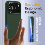 Silikónový kryt s MagSafe pre iPhone 17 Pro Max - tmavo zelený