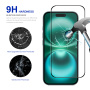 ENKAY tvrdené 2.5D sklo s čiernym rámčekom pre iPhone Air