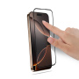 MOCOLO 3D tvrdené sklo s čiernym rámčekom pre iPhone 17