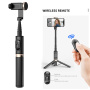 Q12 Bluetooth selfie tyč s tripodom pre iPhone - biela