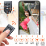 Z16 panoramatická Bluetooth selfie tyč s&nbsp;tripodom a svetlom pre iPhone – biela