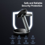 ESSAGER OJD-102 3v1 magnetický bezdrôtový stojan pre iPhone / Apple Watch / AirPods - 15W - čierny