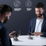 UGREEN Qi2 2v1 skladací magnetický bezdrôtový stojan pre iPhone / AirPods - 15W - tmavo šedý