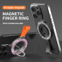 Trblietavý magnetický MagSafe otočný 360° stojan pre iPhone - ružovozlatý