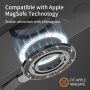 Trblietavý magnetický MagSafe otočný 360° stojan pre iPhone - ružovozlatý