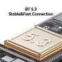 USAMS YX015 bezdrôtový Bluetooth reproduktor - čierny