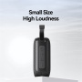 USAMS YX015 bezdrôtový Bluetooth reproduktor - čierny