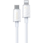 WEKOME WDC-73 nabíjací a dátový kábel - USB-C na Lightning - 1,2 m - biely