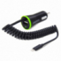 HAWEEL nabíjačka do auta (2.1A) lightning / 8pin konektor - 1,2 m - čierna