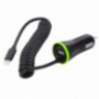 HAWEEL nabíjačka do auta (2.1A) lightning / 8pin konektor - 1,2 m - čierna