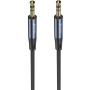 Yesido YAU43 audio kábel - 3,5 mm jack na 3,5 mm jack - 1 m - čierny