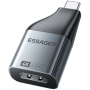 ESSAGER ES-OTG22 video redukcia - HDMI na USB-C - tmavo šedá