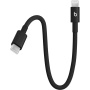 Beats Woven opletený nabíjací a dátový kábel - USB-C na Lightning - 20 cm - sýto čierny