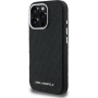 Karl Lagerfeld Grained Repeated Logo kryt s MagSafe pre iPhone 16 Pro Max - čierny