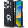 Karl Lagerfeld IML Aquarelle Karl kryt pre iPhone 15 Pro - čierny