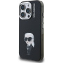Karl Lagerfeld IML Aquarelle Karl kryt pre iPhone 15 Pro - čierny
