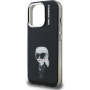 Karl Lagerfeld IML Aquarelle Karl kryt pre iPhone 15 Pro - čierny