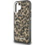 Karl Lagerfeld IML Leopard kryt s MagSafe pre iPhone 16 - hnedý