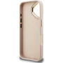 Guess 4G Metal Logo kryt s výklopným stojanom pre iPhone 16 - ružový