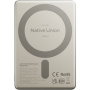 Native Union Active bezdrôtová MagSafe powerbanka s portom USB-C - 5 000 mAh - strieborná