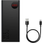 Baseus Adaman powerbanka s portami USB-C / 2x USB-A - 40 000 mAh - čierna