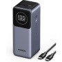 UGREEN Nexode 100W powerbanka s portami USB-C / USB-A - 12 000 mAh - sivá