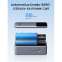 UGREEN Nexode 100W powerbanka s portami USB-C / USB-A - 12 000 mAh - sivá