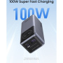 UGREEN Nexode 100W powerbanka s portami USB-C / USB-A - 12 000 mAh - sivá
