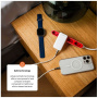 FIXED Slim Traveller GaN univerzálny cestovný adaptér s portami 2x USB-C a zástrčkami - 45W - biely