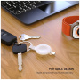 FIXED Orb 2 mini prenosná bezdrôtová nabíjačka pre Apple Watch - 5W - biela