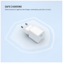 FIXED Mini GaN nabíjací adaptér s portom USB-C - 30W - biely