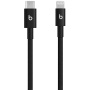Beats Woven opletený nabíjací a dátový kábel - USB-C na Lightning - 1,5 m - sýto čierny