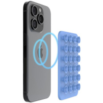 FIXED MagMate magnetický MagSafe držiak s prísavkami pre iPhone - modrý