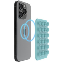 FIXED MagMate magnetický MagSafe držiak s prísavkami pre iPhone - tyrkysový