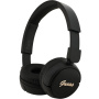 Guess Script Metal Logo bezdrôtové slúchadlá - čierna