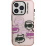 Karl Lagerfeld IML Multi K&CH Heads kryt pre iPhone 16 Pro Max - ružový