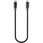 Nomad Kevlar opletený nabíjací a dátový kábel - USB-C na USB-C - 30 cm - čierny