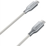 Nomad Kevlar opletený nabíjací a dátový kábel - USB-C na USB-C - 1,5 m - biely
