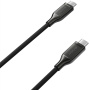 Nomad Kevlar opletený nabíjací a dátový kábel - USB-C na USB-C - 1,5 m - čierny