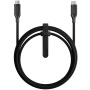 Nomad Kevlar opletený nabíjací a dátový kábel - USB-C na USB-C - 1,5 m - čierny