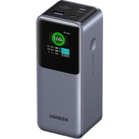 UGREEN Nexode 130W powerbanka s portami 2x USB-C / USB-A - 20 000 mAh - sivá