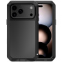 Extra odolné puzdro proti nárazu, vode a prachu pre iPhone 17 Pro Max - čierne