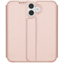DUX DUCIS Skin Pro flipové puzdro pre iPhone 17 – ružovozlaté