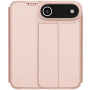 DUX DUCIS Skin Pro flipové puzdro pre iPhone Air - ružovozlaté