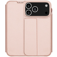 DUX DUCIS Skin Pro flipové púzdro pre iPhone 17 Pro / 18 Pro - ružovozlaté