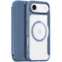 DUX DUCIS Skin X flipové puzdro s MagSafe pre iPhone Air - tmavomodré